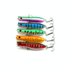 HENGJIA Artificial Fishing Lures Popper Bionic Fishing Bait with Hooks, Length: 6 cm, Random Color Delivery