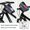 WILD MAN ES12X 1LEVA Hard Shell Bicycle Bag Cycling Phone Touch Screen Front Beam Bag, Color: Blue