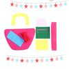 Non-woven Fabric DIY Cartoon Paste Hand Sewing Bag Fabric Bag(Little Deer)