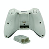 For Microsoft Xbox 360 / PC XB13 Dual Vibration Wireless 2.4G Gamepad With Receiver(White)