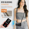 For Samsung Galaxy S23+ 5G CaseMe C39 RFID Blocking Zipper Wallet Leather Phone Case with Crossbody Strap(Black)