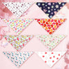 Pet Triangle Bib, Cartoon Cat & Dog Drool Scarf (Style 03)