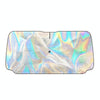145x80cm Car Front Windshield Sun Protection Laser Sunshade Blinds, Style: Pull Tab Parasol