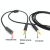 3.5mm Voice Party Live Recording Audio Cable Mobile Game Projection Computer Chat Link Cable(Black)