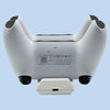 For PS5 Controller Dock Charger Gamepad Dual Port Quick Charger(White)