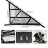 SUV Ceiling Storage Net Car Roof Mesh Storage Bag Suitable For 3-handle Models, Specification: Transparent PVC+Reinforcement Webbing