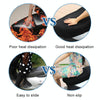 Motorcycle Breathable Sunscreen Double Layer 3D Honeycomb Small Hole Polyester Cushion Mesh, Size: XXXXL, Length: 103cm; Width: 63cm