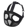 Bulldog Muzzle, Breathable Mesh, Size M, Black