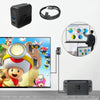Multi-Function Projection And Charging AC Adapter Base Support Android/PC/Lite For Switch, Specifications:Black+UK Plug