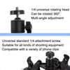 Car General Purpose Vehicle Bracket Suction Cup Fixed Glass Video Shooting Base, Shape: Suction Cup+PTZ+Phone Clip