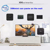 X96 mini 4K*2K UHD Output Smart TV BOX Player with Remote Controller without Wall Mount, Android 10 Amlogic S905W Quad Core ARM Cortex A53 2GHz, RAM: 2GB, ROM: 16GB, Supports WiFi, HDMI, TF(Black)