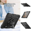 For Samsung Galaxy Tab S8+ 12.4 inch SM-X800 Silicone + PC Tablet Case(Black)