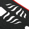 Dark Mat Car Dashboard Cover Car Light Pad Instrument Panel Sunscreen Car Mats for Land Rover Discovery 4 (Please note the model and year)(Red)