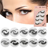 4 Pairs In One Box Handmade Mink False Eyelashes Slender And Long Three-Dimensional Multilayer Eyelashes(G100)