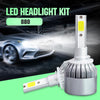 2pcs 880/881 18W 1800LM 6000K Waterproof IP68 Car Auto LED Headlight with 2 COB LED Lamps, DC 9-36V(White Light)