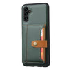 For Samsung Galaxy S25 5G Calfskin Card Slot TPU Hybrid PU Phone Case(Green)