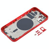 iPhone 12 Back Cover Replacement (Red) with SIM Tray & Lens