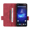 For ASUS Zenfone 8 / 8 Pro Magnetic Clasp Leather Phone Case(Red)