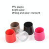 4 Pairs Noise Cancelling Heel Covers Anti-Slip High Heels Protective Caps, Size:S(Rose Red)