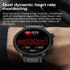 ET470 1.39 inch Color Screen Smart Watch Leather Strap, Support Bluetooth Call / ECG(Black)