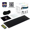 10.2x34.8cm20 x 64 LEDs Car Flexible Display Advertising Screen APP Bluetooth Smart Screen
