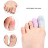 With Hole Toe Set High Heels Anti-Wear Anti-Pain Toe Protective Cover, Size: M(Bright Skin)