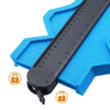 10 Inch Self-locking Contour Gauge Encryption Widens Arc Measuring Ruler(Green)