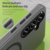 For Samsung Galaxy S24 FE 5G MagSafe Frosted Translucent TPU + PC Full Coverage Phone Case(Black)