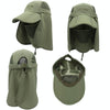 outfly 360 Degree Anti-Ultraviolet Hat Quick Drying Sun Cap, Size: Adjustable(Adult Army Green)