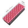 2 PCS Portable Folding Cellular Massage Cushion Outdoors Damp Proof Picnic Seat Mats EVA Pad(Red)