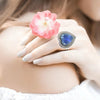 5 PCS Temperature Sensitive Discoloration Adjustable Open Ring(Clover)