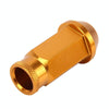 D1 Spec P1.5 M12x1.25 Racing Wheel Nut, Length: 50mm(Gold)