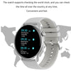 HK85 1.43 inch Smart Silicone Strap Watch Supports Bluetooth Call/Blood Oxygen Monitoring(Black)