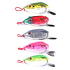 5colors /Set HENGJIA FO053 Black Fish Thunder Brogue Dummy Bait Sequin Toad Fishing Lure