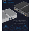 HYSTOU H2 Windows / Linux System Mini PC, Intel Core I5-7267U Dual Core Four Threads up to 3.50GHz, Support mSATA 3.0, 8GB RAM DDR3 + 256GB SSD 500GB HDD (White)