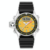 SANDA 3008 Multifunctional Men Outdoor Sports Noctilucent 50m Waterproof Digital Wrist Watch (Black Yellow)