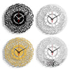 TM027 Home Decoration Acrylic Wall Clock(Digital Silver)