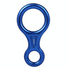 Climbing Rescue Figure 8 Descender Rappelling Gear Belay Device (Blue)