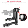 YELANGU A171 YLG0401E-C 360 Degree Rotation Horizontal Cantilever Gimbal Tripod Head for Home DV and SLR Cameras (Black)