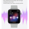 T49 1.9 inch HD Square Screen Smart Watch Supports Heart Rate Monitoring/Bluetooth Calling(Silver Black)