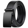 Leather Texture Belt Men Business Fashion Automatic Buckle Belt 120cm x 1(Square Buckle)