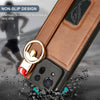 For Asus ROG Phone 8 Wristband Leather Back Phone Case(Brown)