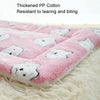 Thickened Pet Bed, 79x60cm, Pink Stars - Cat & Dog Cushion