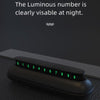 3R-2154 Car Temporary Parking Card Hidden Luminous Phone Number Plate