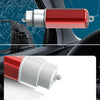 Automotive Multi-Function Safety Hammer Car Portable Alloy Escape Hammer Mini Safety Windows Breaker (Anti-Static Red)
