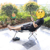 Outdoor Beach Chair Aluminum Alloy Ultra Light Camping Barbecue Fishing Portable Folding Back Chair(Folding Chair + Telescopic Tripod)
