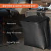 Car Rear Seat Foldable Large Capacity Hanging Waterproof Trash Can(Black)