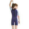 DIVE & SAIL WS-18813 2.5mm Children Warm Diving Suit One-piece Short-sleeved Sunscreen Snorkeling Suit Drifting Cold-proof Swimming Suit, Size: XXL(Black Purple Sleeve)