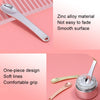 3 PCS Zinc Alloy Cosmetics Spoons Cream Split Spoon(Rose Gold)