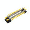 CP-3053 150A 12-48V RV Yacht Double-row 12-way Busbar with 28pcs Terminals(Black)